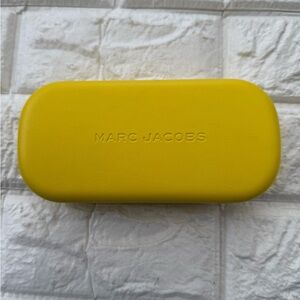 MARC JACOBS Yellow Hardshell Sunglasses Case